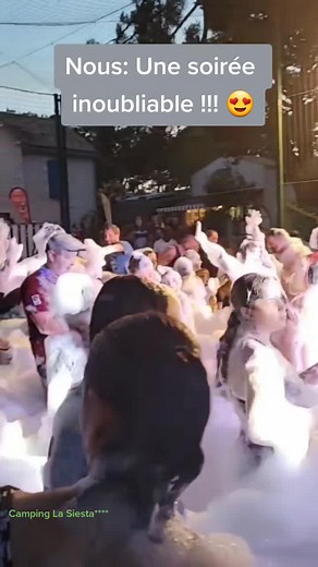 #camping #lafautesurmer #pote #vacances #mousse #fête #folie #soirée Camping La Siesta**** en Vendée 🥰 Soirée Mousse, nouveauté 2022 😝