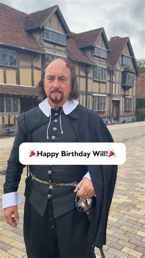 🎉 Happy 461st Birthday, Will! 🎉 52 years of life, a career spanning over 20 years, 100s of words and phrases popularised, translated into over 100 languages, 1,223 characters, over 38 plays, 2 narrative poems, 154 sonnets... Only 1 William Shakespeare. Leave your birthday wishes for our favourite playwright and poet in the comments! 💌🎂 #shakespeare #williamshakespeare #shakespearesbirthday | Shakespeare Birthplace Trust