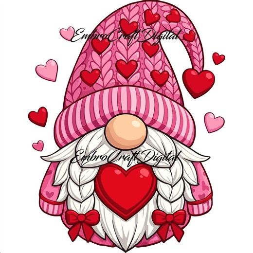 Valentine Love Gnome Heart Gnome Valentine’s Day Cute Gnome, Artwork, PNG File, Sublimation Graphics for Tees, Digital Instant Download - Etsy