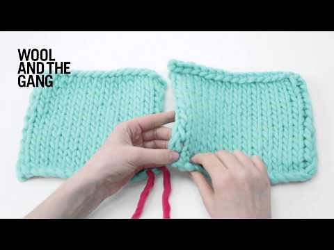 How to invisibly seam knitting