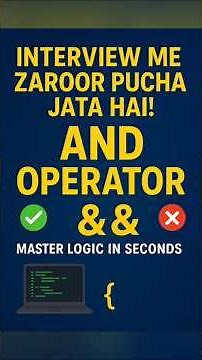 Learn C in 1 Minute | AND Operator (&&) 🔥#coding#viralshorts