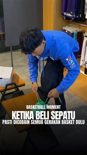 Part of NCR Sport | Sepatu Basket Original | Siapa yang kaya gini juga? 🙋‍♂️🏀 Setiap beli sepatu basket baru, wajib dicobain semua gerakan dulu dari tes decit, step lay up, sampe... | Instagram