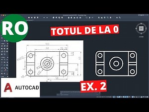 AutoCAD 2021 | Totul de la 0 | Exercițiu pentru începători 2 | Limba română