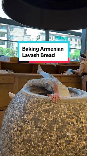 Baking Armenian Lavash Bread: Artistry in Motion