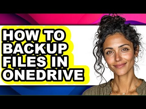 How to Backup Files in Onedrive - Easy Guide
