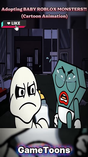 Adopting BABY ROBLOX MONSTER ? ( Cartoon Animation )