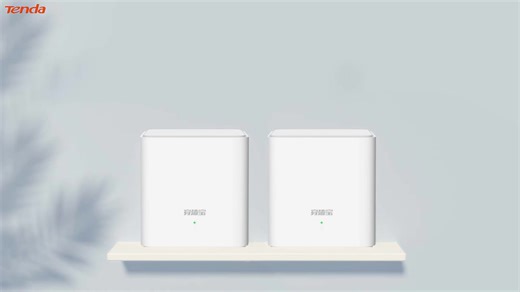 【路由器推荐】Tenda全屋WiFi套装｜千兆WiFi6 Mesh分布式组网无线穿墙王信号增强EM3双支装｜无死角覆盖家用大户型智能网络解决方案