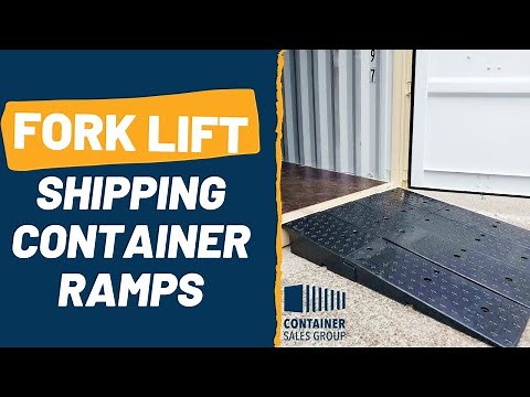 Container Ramps For A Forklift