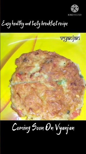 Easy Healthy and Tasty Breakfast recipe on Vyanjan || Go & watch it #shorts #youtubeshorts