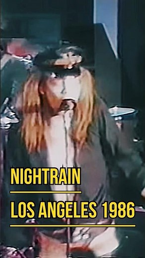 Guns n Roses nightrain Live los Angeles 1986 #gunsnroses #rock#axlrose #live#5000followers#rocknroll