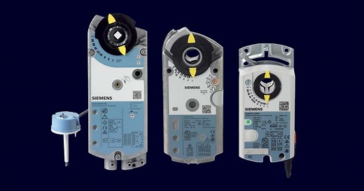 Damper actuators (OpenAir) | Siemens