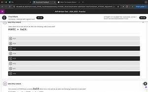 Select which bit or bits will be set after the following code i... | Filo