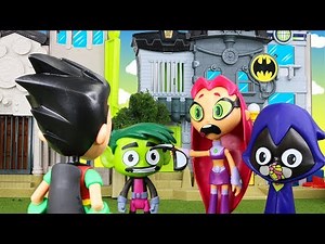 TEEN TITANS GO! - Robin Unmasked - with Kid Flash Raven and Beast Boy Teen Titans Go Face Swappers