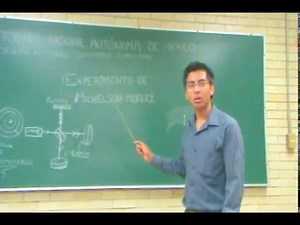 Experimento de Michelson y Morley, desccripción y explicación de la importancia de este experimento en la Teoría de la Relatividad.