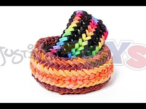 Snake Belly Bracelet - The Hardest and Most Difficult Rainbow Loom Design So far