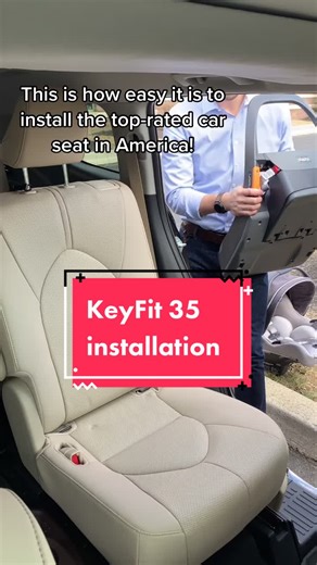 Installing the KeyFit 35 Infant Car Seat #fyp #foryoupage #kidtok #parenttok #carseattok #carseatsafety #carseatsfromtheheart