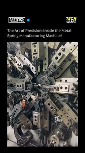 312K views · 672 reactions | The Art Of Precision . . . #PrecisionEngineering #MetalSprings #Manufacturing #EngineeringExcellence #Innovation #TechTuesday #SpringManufacturing #BehindTheScenes #MechanicalEngineering | Fastfwd | Facebook
