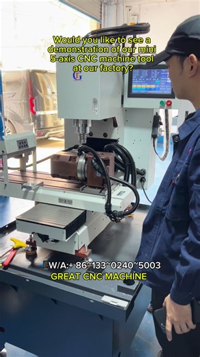 Great cnc on Instagram: "Is this the mini 5-axis CNC machine you need? #cnc #cncmachine #CNCmachining #cncmachinist #cncmillingmachine #cncrouter #cncmill #cncmilling #minicnc #cnclathe #cnccutting #5axis #cnctools #machinist #tools #mold #components #machinetools #greatcnc #cncoperator #factory #machining #aluminum #diy #design #creative #miracle #fyp"