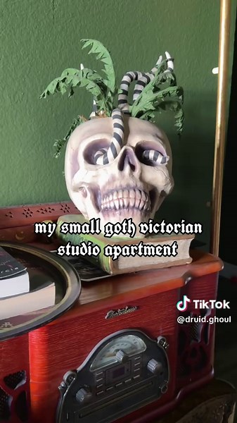 Transforming a Small Goth Victorian Studio Apartment