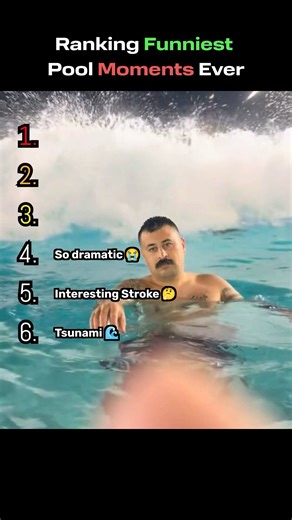 Ranking Funniest Pool Moments Ever 😂 #ranking #funny #funnymemes #pool