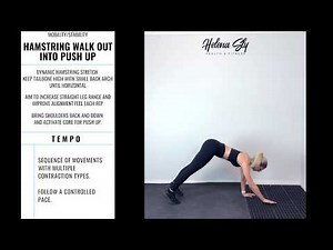 Hamstring Walk Out Into Push Up