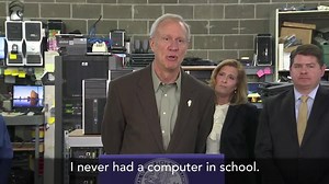 Technology has changed a lot since I was a kid. Computers are now an essential tool for students and I applaud the Computer Banc for getting computers into the hands of the people who need them the most. | Governor Bruce Rauner