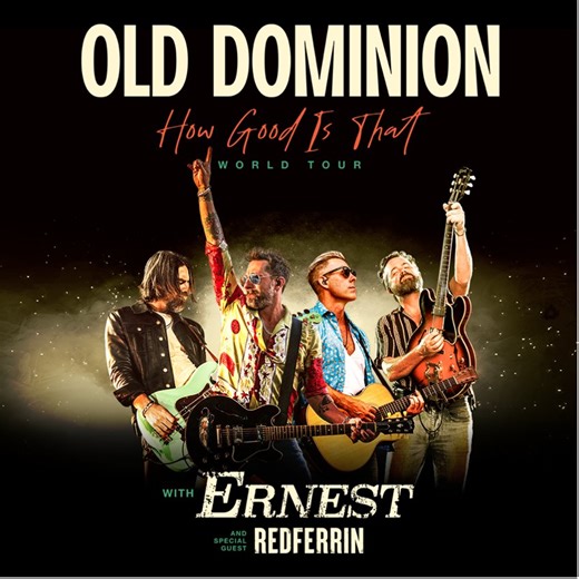 Old Dominion Kicks Off "How Good Is That" Tour with Unforgettable Fan Connections - By Christian Lamitschka for Country Music News International Magazine Despite an unexpected evacuation in Charleston’s Credit One Stadium due to weather, Old Dominion proved that nothing could dampen their spirit or the unwavering dedication of their fans as they kicked off their "How Good Is That - World Tour." The band, a dominant force in country music with eight Academy of Country Music Group of the Year awar