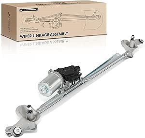 A-Premium Front Windshield Wiper Motor and Linkage Assembly Compatible with Hummer H3 2006-2010, H3T 2009-2010