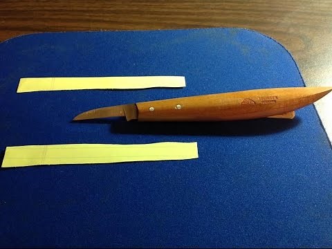 How to sharpen your carving knives to Razor Sharp