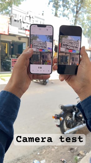 iPhone 13 vs iphone 15 camera test😱 #cameratest #compare #shorts #iphone13 #iphone15