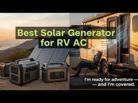 TOP 5 Best Solar Generator For Rv Air Conditioner 2025 | Solar Generator For Rv Air Conditioners