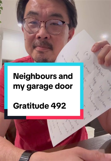 Neighbours and my garage door | Gratitude 492. Humans are creatures build upon the connections to people around us. — Series intro: Everyday I find a moment of gratitude, to cherish my life and the world, and help me initiate positive action. This series is a record for my kids… Boys, this is what Daddy is grateful today. Did you find something to be grateful for too?