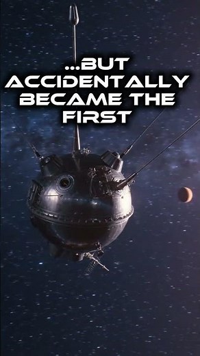 Luna-1: The Most Brilliant Failure in Space History 🌙 #shorts #spaceambient #sovietwave