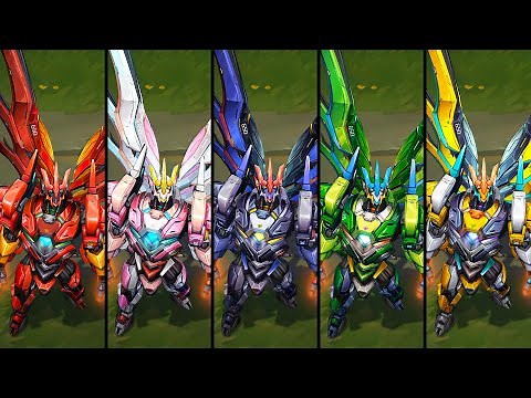 All Aegis Frame Galio Chromas (League of Legends)