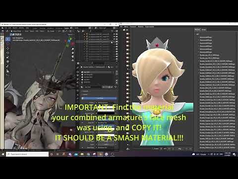 SSBU Expressions tutorial (Shape Keys)