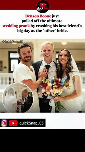 Benson Boone’s Wedding Prank is Absolute Gold! 😂#bestfriends #prank #groombride