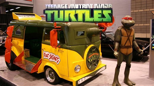 Real life TMNT van! & Teenage Mutant Ninja Turtles 2012 review