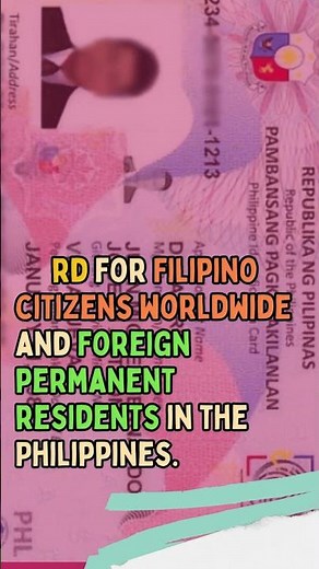 Philippines - National ID #philippines #eightytwoph #shorts