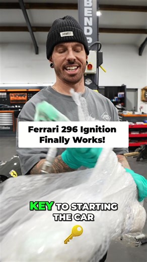 Ferrari 296 Ignition Fix: Final Parts Installed for Start-Up