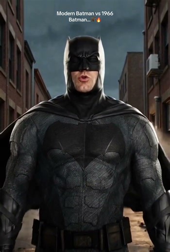 Modern Batman vs 1966 Batman… Who REALLY Wins This Fight?! 🦇🔥 #Batman #DCComics #DarkKnight