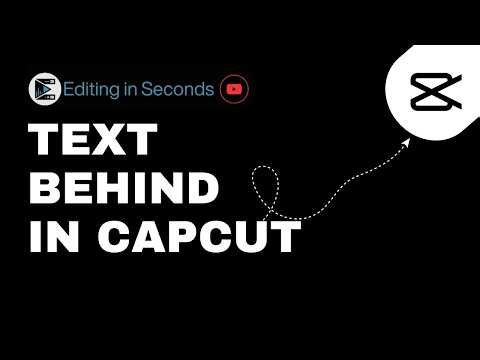 CapCut Text Behind Person Effect | Step by Step (Beginner Tutorial 2026)