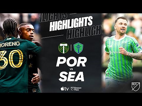 Portland Timbers vs. Seattle Sounders FC | Full Match Highlights | Cascadia Cup Battle!