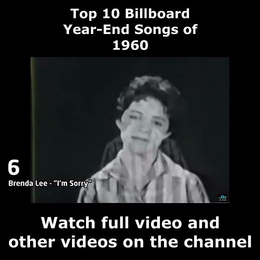 Top 10 Billboard Year-End Songs of 1960