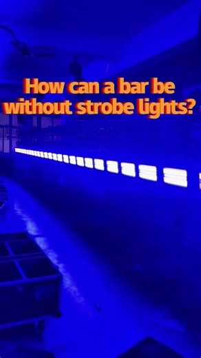 How can a bar be without strobe lights?#lights #lightshow #bar #dyeinglamp