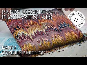 Paper Marbling Fundamentals Part 2: How to Make Marbled Paper Start to Finish - Full Tutorial