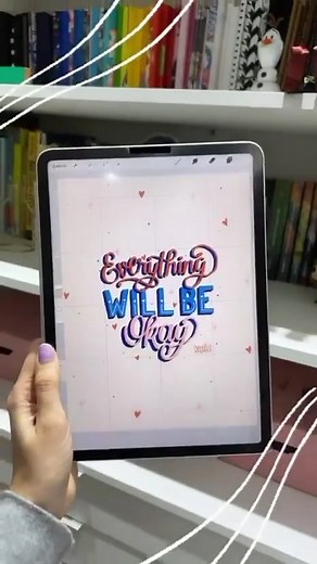 Lettering no procreate #marinaviabone #procreate #lettering #arte #calligraphy