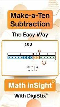 Make Subtracting 15-8 Super Easy with this Method!
