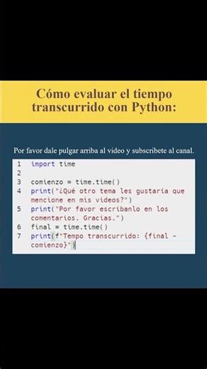 Cómo evaluar el tiempo transcurrido con Python (AJTekniko)