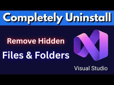 How to Completely Uninstall Visual Studio from Windows 10/11 (Remove All Components & Files)