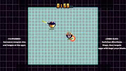 Proud to announce the Advent NEON sequel! The enemies are fighting each other, and they're all balls for some reason! Why?! idk. everyone else is on vacation.MATCH 1: PAWNZERO VS JIMBO SLICE
